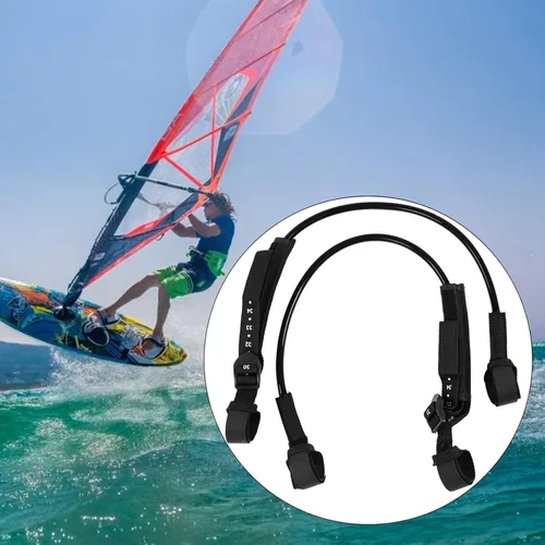 Miniatura 2 de 2 correas de arnés de windsurf, correa ajustable para tabla de surf de 28 a 34 pulgadas, accesorios de fitness para surf al aire libre