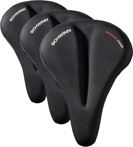 Miniatura 8 de Schwinn Cruise - Funda de asiento de bicicleta de espuma viscoelástica de doble correa, funda de sillín para mayor comodidad, espuma viscoelástica