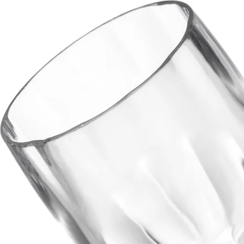 Miniatura 4 de Paquete de 8 copas de vino de plástico con tallo, copas transparentes irrompibles de 12 onzas, copas de vino reutilizables, sin BPA, a prueba