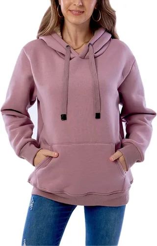 Miniatura 2 de Haellun - Sudadera con capucha con forro de vellón de sherpa, abrigado, de invierno y de estilo informal para mujer