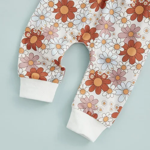 Miniatura 4 de Engofs Conjunto de ropa de 3 piezas para bebé recién nacida para otoño e invierno