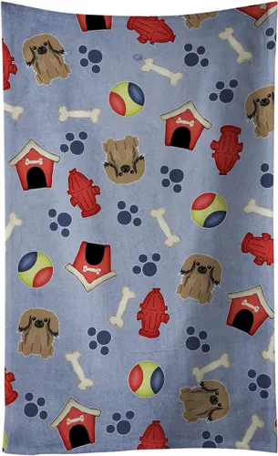 Miniatura 82 de Caroline's Treasures BB2654KTWL Dog House Collection Airedale - Toalla de cocina para invitados, toalla de baño decorativa para cara, té, paño