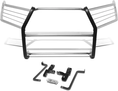 Miniatura 9 de DNA Motoring GRILL-G-064-BK - Protector de rejilla para parachoques delantero, color negro, compatible con Rav4 01-05