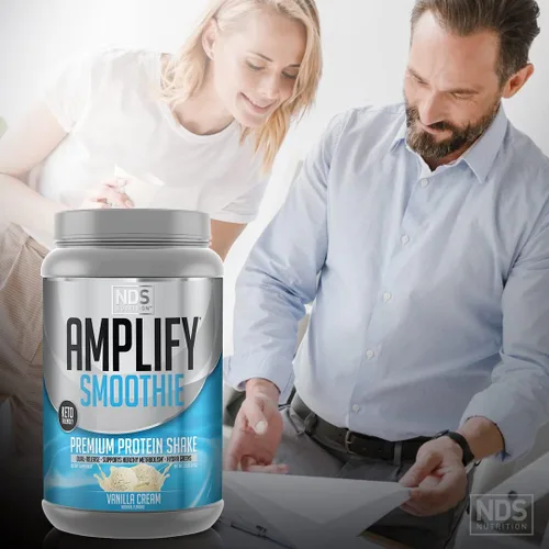 Miniatura 7 de AMPLIFY NDS Nutrition Smoothie - Batido de proteína de suero de leche en polvo con verduras y aminoácidos añadidos, desarrolla músculo magro, gana