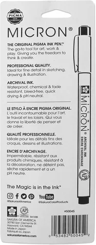 Miniatura 2 de Sakura Pigma, juego de pluma de tinta Micron en blíster