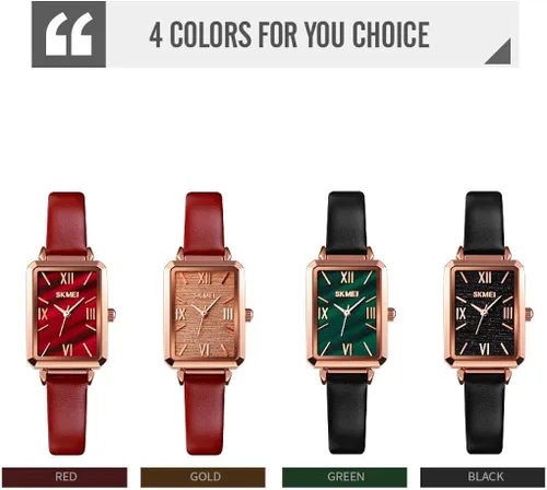 Miniatura 5 de SKMEI Reloj para mujer, reloj de cuarzo analógico resistente al agua