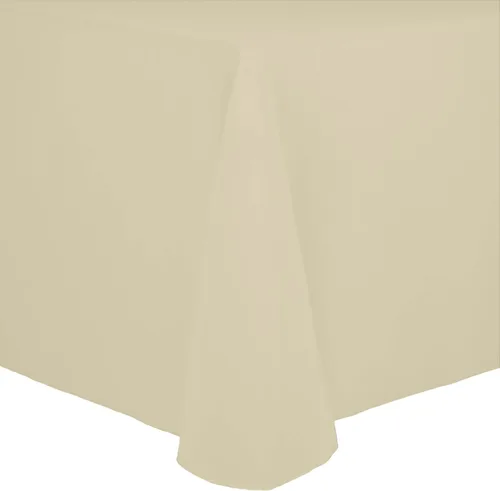 Miniatura 11 de Ultimate Textile Cotton-Feel - Mantel ovalado de poliéster hilado resistente a las manchas y a las arrugas, lavable a máquina, color berenjena, 1