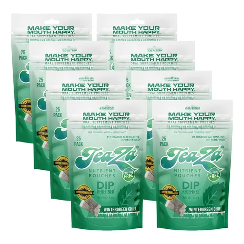 Miniatura 34 de Teaza Bolsas energéticas a base de hierbas, para masticar tabaco, alternativa sin nicotina, sin humo, tabaco alternativo y inmersión saludable