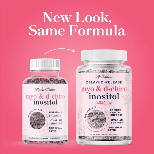 Miniatura 7 de Myo-Inositol & D-Chiro Inositol para el Equilibrio Hormonal para Mujeres Microesferas para Regular el Ciclo Menstrual y Apoyar la Salud Ovariana