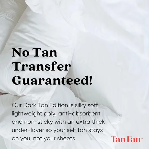Miniatura 4 de Saco de dormir para bronceador oscuro Tan Fan: mantén las sábanas limpias de manchas oscuras, 100% poliéster, parte inferior más gruesa y superior