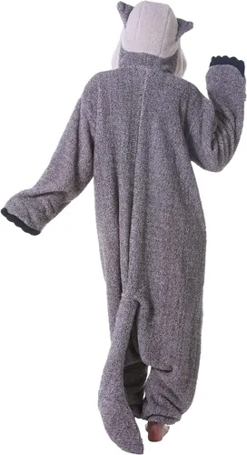 Miniatura 6 de DELEY Pijama unisex de una pieza para adultos, pijamas de animales para Halloween, disfraz de cosplay para niños, mujeres y hombres