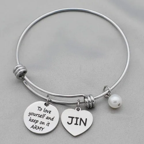 Miniatura 3 de G-Ahora Kpop Army Bracelet Kpop Bangtan Boys Jewelry JIMIN JK JIN RM SUGA JHOPE V Bracelet Best Gift for The Army
