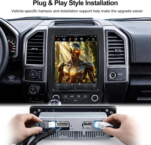 Miniatura 8 de CUSP Estéreo de coche Android estilo T de 12.1 pulgadas para Ford F-150 F150/Raptor 2015-2021, F250 F350 F450 2017-2021, PX6 4GB+64GB Unidad