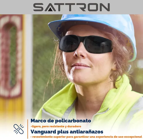 Miniatura 2 de Paquete de 24 gafas de seguridad tintadas (gafas de sol de seguridad protectoras) con lentes de policarbonato de humo oscuro para protección UV
