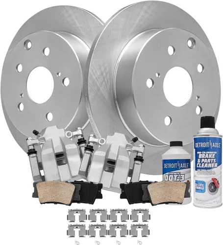 Miniatura 21 de Detroit Axle - 4 rotores de freno para Ford 2012 2013 2014 F-150 Lobo, repuesto de rotores de freno de disco: rotor delantero de 13.78 pulgadas