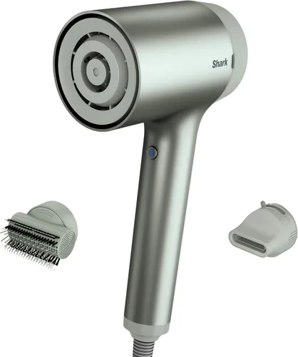Miniatura 10 de Shark HD112BRN HyperAIR - Secador de pelo de soplado rápido iónico con concentrador 2 en 1 y accesorios de peinado, preajustes automáticos, cepillo