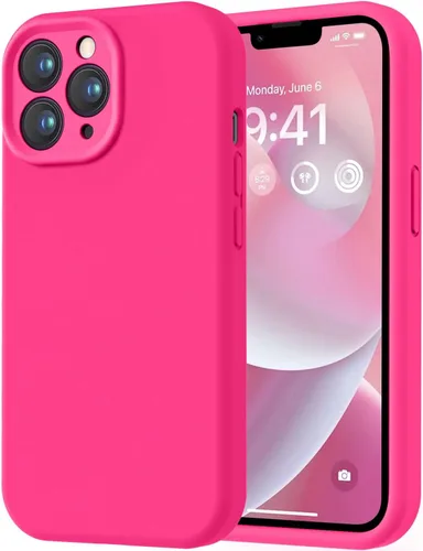 Miniatura 376 de LOVE 3000 Compatible con Funda para iPhone 15, [Cámara de Cobertura Completa de Silicona Suave] [Protección contra Caídas de 8 pies], Forro de Negro