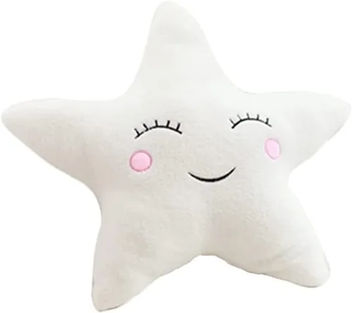 Miniatura 12 de Almohada de estrella con diseño de luna, nube, decoración de habitación fresca, cojín para cama