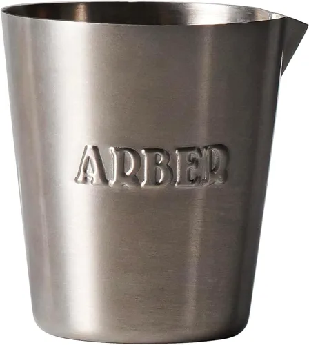 Vaso medidor de acero inoxidable de 2 fl oz (2.0 fl oz) - Marcas grabadas de fácil lectura para mezclar alimentos vegetales y fertilizantes - Mini
