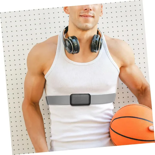 Miniatura 6 de KOMBIUDA Monitor de pecho correa elástica cómoda reemplazo suave tela deportes al aire libre fitness monitor