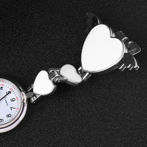 Miniatura 7 de Reloj colgante de enfermera, reloj colgante creativo de moda, diseño de corazón, decoración de cuarzo, reloj de bolsillo