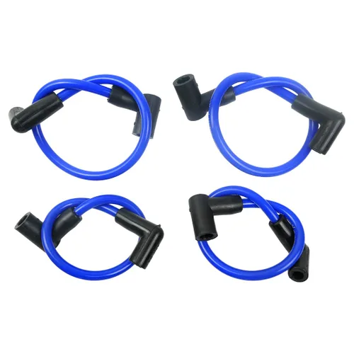 Miniatura 6 de Juego de 4 cables de bujía marina, se adapta a Johnson Evinrude 90 115 HP, motores fuera de borda OE repuesto 18-8839 9-28092, juego de cables