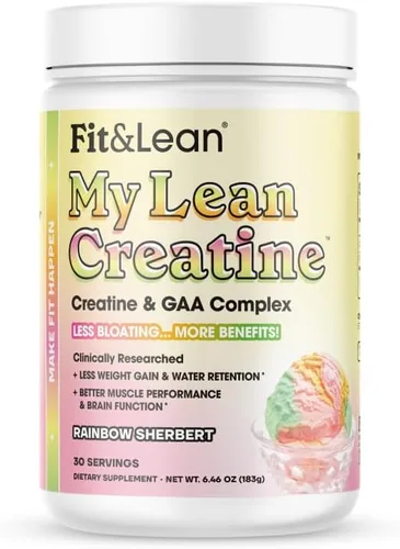 Miniatura 8 de Fit & Lean Creatina para mujeres, complejo de creatina en polvo My Lean con GAA, rendimiento muscular, función cognitiva y menos hinchazón