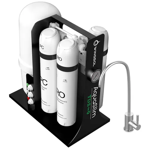 Miniatura 8 de WINGSOL Filtro de agua para grifo de fregadero, antiobstrucción, NSF/ANSI 42 y 53, filtro plisado de larga duración que reduce