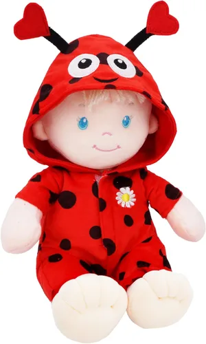 Miniatura 9 de June Garden Dulce Dolly Astronauta de 12 pulgadas - Muñeca de bebé de peluche ultrasuave para el nacimiento en adelante - Atuendo de traje espacial