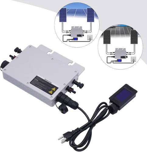 Miniatura 4 de 700W Solar Grid Tie Micro Inverter Micro Inversor Solar Grid Tie Microinversor Pantalla LCD IP65 Auto Enfriamiento IP65 Control Digital 3 Modo