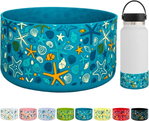 Miniatura 12 de HEYSKAY Funda protectora de silicona para botella de agua Hydro Flask y compatible con Stanley Tumbler, Yeti, Simple Modern, accesorios para Mezcla