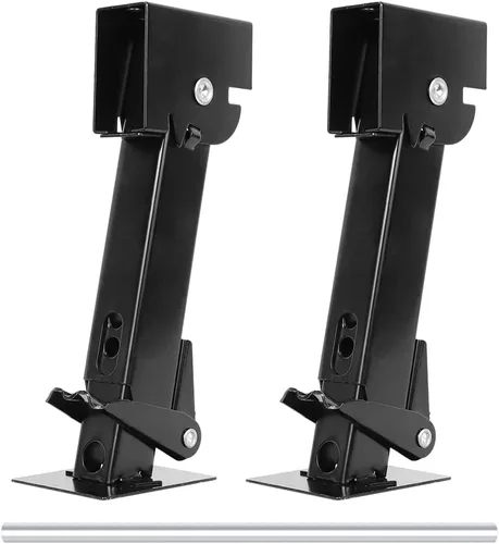 2 gatos estabilizadores de remolque telescópicos, soportes estabilizadores plegables de 11.8 a 17.7 pulgadas, soporta hasta 1000 libras cada uno,
