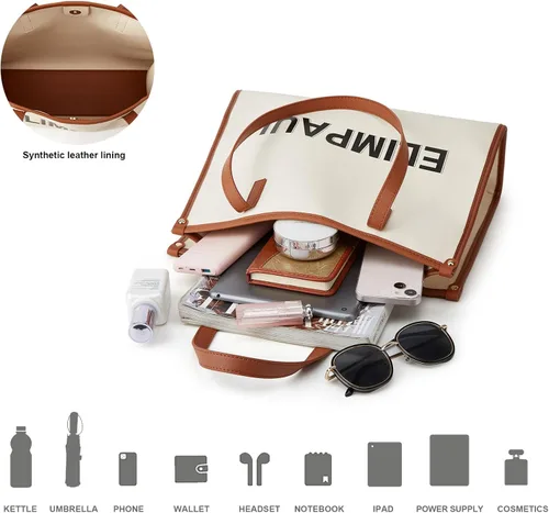 Miniatura 6 de Women Fashion Handbag Wallet Tote Bag Shoulder Bag Top Handle Satchel Purse Set