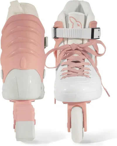 Miniatura 3 de Patines en línea para mujeres y niñas, patines en línea para adultos para exteriores e interiores, con carcasa exterior duradera y soporte
