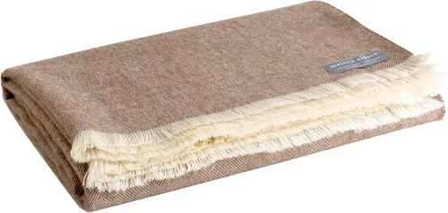 Tejido de espiga de lana de alpaca 100% bebé - Producción limitada Manta de origen ético más cálida que la lana - Manta decorativa cómoda para sofá,