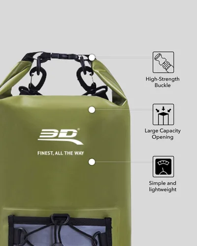 Miniatura 2 de 3D MAXpider Mochila de bolsa seca con tapa enrollable