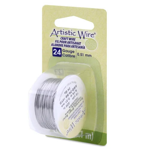 Miniatura 9 de Artistic Wire, Alambre de acero inoxidable calibre 18, 57 pies