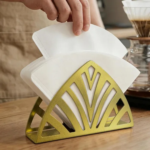 Miniatura 11 de Resama Servilletero de pie moderno para mesa, dispensador de servilletas de metal negro, tenedor, cuchara estilo servilletero, adecuado para cocina