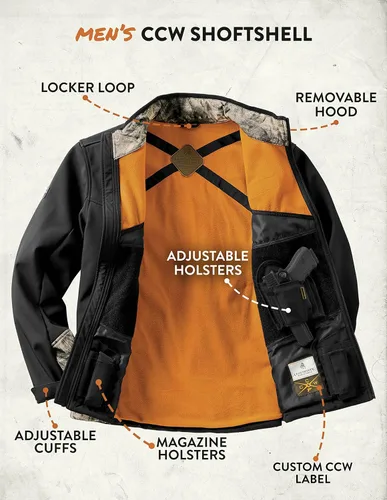 Miniatura 6 de Legendary Whitetails Chaqueta Softshell de transporte oculta para hombre