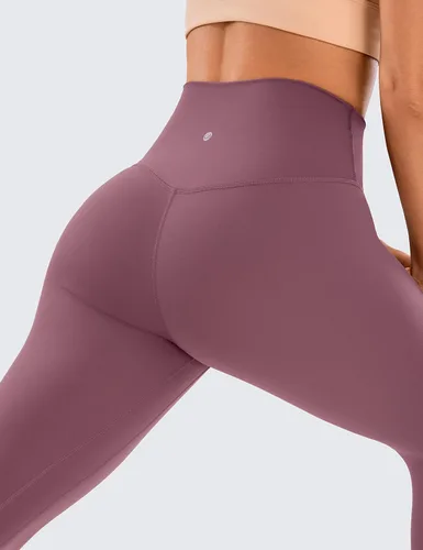 Miniatura 3 de CRZ YOGA Womens Brushed Naked Feeling Workout Capri Leggings 21"- High Waisted Gym Compression Tummy Control