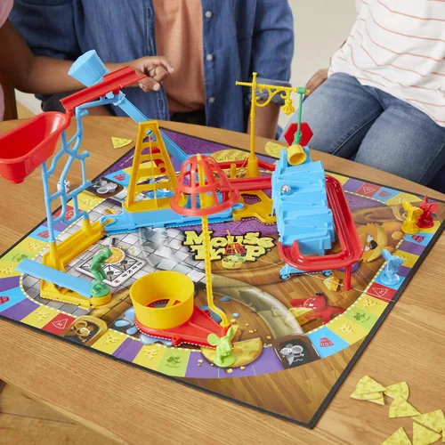 Miniatura 7 de Hasbro Gaming Juego de Mesa Mouse Trap para Niños de 6 Años en Adelante, Juego Clásico para 2-4 Jugadores, con Configuración más Fácil que