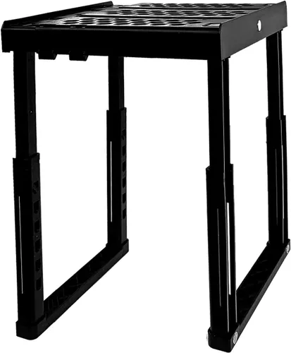 Miniatura 7 de Estante Organizador de Taquilla, Ancho y Altura Ajustable, Ideal para Taquillas de Escuela, Oficina y Gimnasio (Paquete de 2, Magenta)
