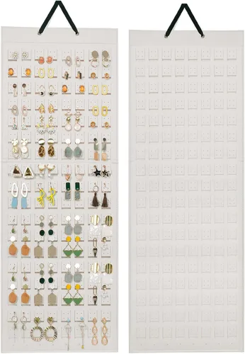 Lolalet Organizador Colgante de Aretes con 20 Ganchos para Mujeres, Organizador de Aretes de Pared Colgador de Aretes, Almacenamiento de Aretes