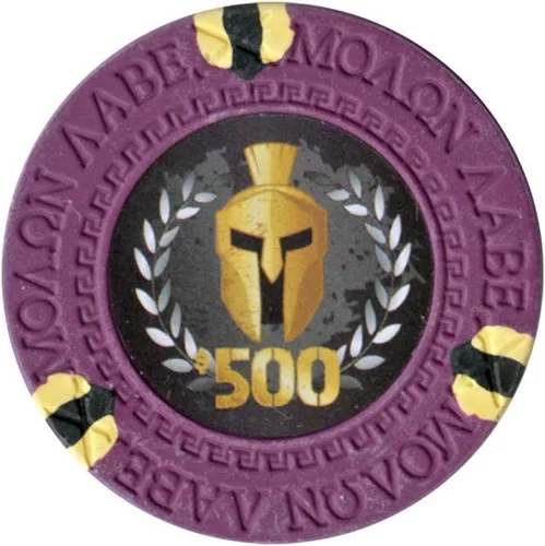 Miniatura 5 de Versa Games Spartan - Fichas de póquer de arcilla en 0.48 oz, paquete de 50 unidades (elige colores)