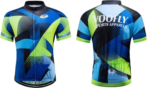 Miniatura 2 de voofly Hombres Ciclismo Jersey Conjunto Hombres Manga Corta Compresión Bicicleta Pantalones Cortos Gel Acolchado Ciclismo Ropa