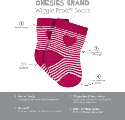Miniatura 6 de Onesies Brand Unisex Baby 12-Pair Bootie Socks