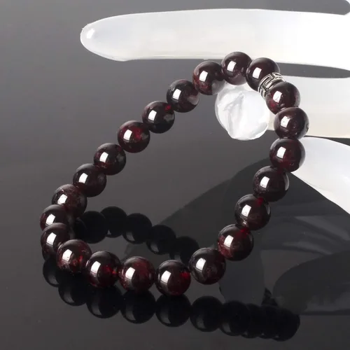 Miniatura 3 de BONNY BOXX Pulsera de piedras preciosas curativas naturales, pulsera de piedra semipreciosa de 0.315in para hombres y mujeres, joyería de cristal