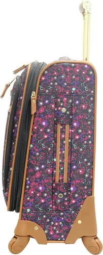 Miniatura 3 de Steve Madden Designer Luggage Collection - Maleta ligera y expandible para hombres y mujeres, bolsa de transporte duradera de 20 pulgadas con ruedas