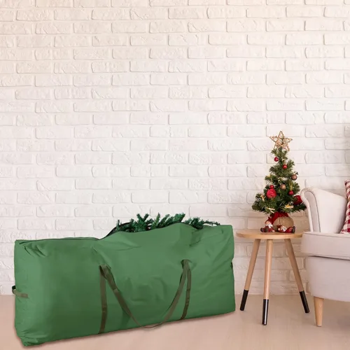Miniatura 6 de Bolsa de almacenamiento grande y resistente para árbol de Navidad, se adapta a árboles desmontados de hasta 9 pies, 65 x 15 x 29 pulgadas, bolsa