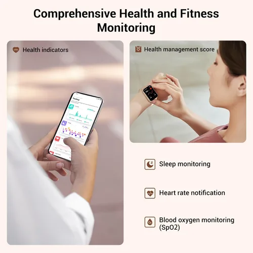 Miniatura 6 de Reloj inteligente para mujeres y hombres, reloj de fitness con pantalla HD de 1.91 pulgadas con linterna LED, más de 100 modos deportivos rastreador